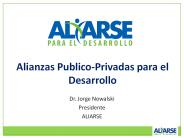 Alianzas Publico-Privadas para el Desarrollo
