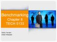 Benchmarking Chapter 8 TECH 5133 PowerPoint PPT Presentation