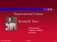 Organizational Culture Ronald R. Sims PowerPoint PPT Presentation