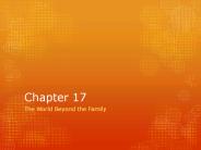The World Beyond the Family