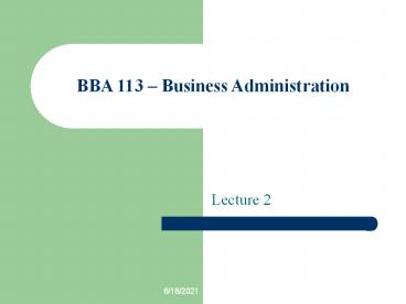 BBA 113 
