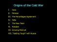 Origins%20of%20the%20Cold%20War PowerPoint PPT Presentation