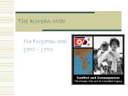 The Korean War