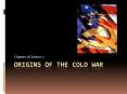 Origins of the Cold War PowerPoint PPT Presentation