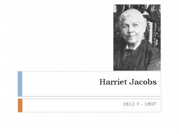 Harriet Jacobs