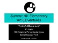 Summit Hill Elementary Art EDventures PowerPoint PPT Presentation