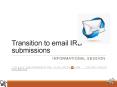 Transition to email IRB submissions PowerPoint PPT Presentation
