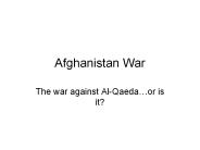Afghanistan War