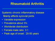 Rheumatoid Arthritis
