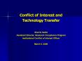 Conflict of Interest and PowerPoint PPT Presentation