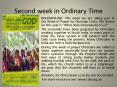 Second week in Ordinary Time PowerPoint PPT Presentation
