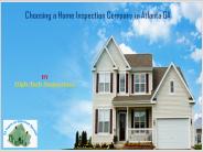 Choosing a Home & Building Inspection Company in Atlanta GA