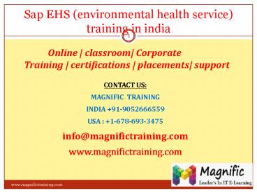 sap ehs online training in kaikalur vijayawada