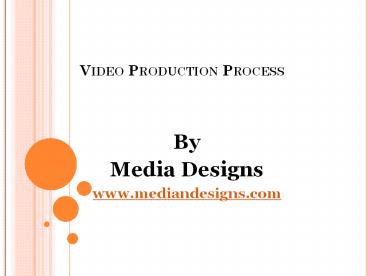 3 Stages of Video Production