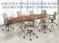 Executive Office Furniture Suites Suitable For Video Conferences PowerPoint PPT Presentation