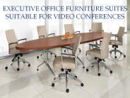 Executive Office Furniture Suites Suitable For Video Conferences