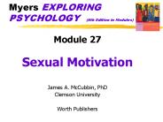 Myers EXPLORING PSYCHOLOGY  (6th Edition in Modules)