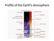 Profile of the Earth