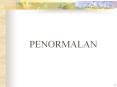 PENORMALAN PowerPoint PPT Presentation