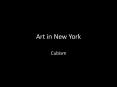 Art in New York PowerPoint PPT Presentation