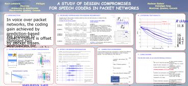 A STUDY OF DESIGN COMPROMISES
