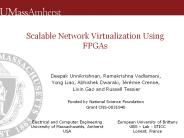 Scalable Network Virtualization Using FPGAs