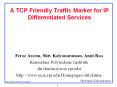 A TCP Friendly Traffic Marker for IP Differentiated Services PowerPoint PPT Presentation