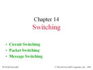Chapter 14 Switching