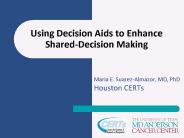 Maria E. Suarez-Almazor, MD, PhD Houston CERTs