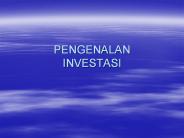 PENGENALAN INVESTASI