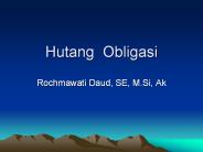 Hutang Obligasi