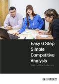 Easy 6 Step Simple Competitive Analysis PowerPoint PPT Presentation