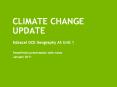 CLIMATE CHANGE UPDATE PowerPoint PPT Presentation
