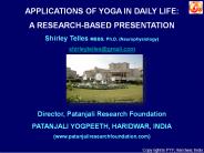 APPLICATIONS OF YOGA IN DAILY LIFE: