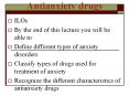 Antianxiety drugs PowerPoint PPT Presentation