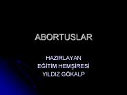 ABORTUSLAR