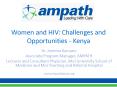 Women and HIV: Challenges and Opportunities - Kenya PowerPoint PPT Presentation
