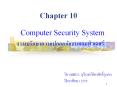 Computer Security System PowerPoint PPT Presentation