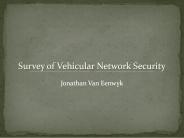 Survey of Vehicular Network Security