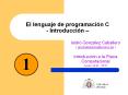El lenguaje de programaci PowerPoint PPT Presentation