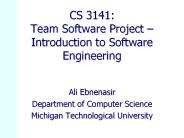 CS 3141: Team Software Project 