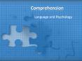 Comprehension PowerPoint PPT Presentation