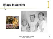 Image Inpainting