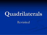 Quadrilaterals