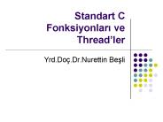 Standart C Fonksiyonlari ve Thread