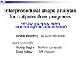 Interprocedural shape analysis for cutpoint-free programs PowerPoint PPT Presentation