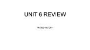 UNIT 6 REVIEW