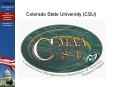 Colorado State University (CSU) PowerPoint PPT Presentation