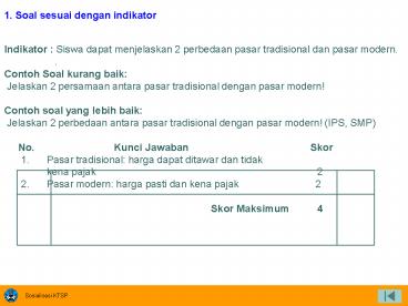 PENGEMBANGAN BAHAN UJIAN DAN ANALISIS HASIL UJIAN