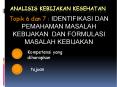 ANALISIS KEBIJAKAN KESEHATAN PowerPoint PPT Presentation